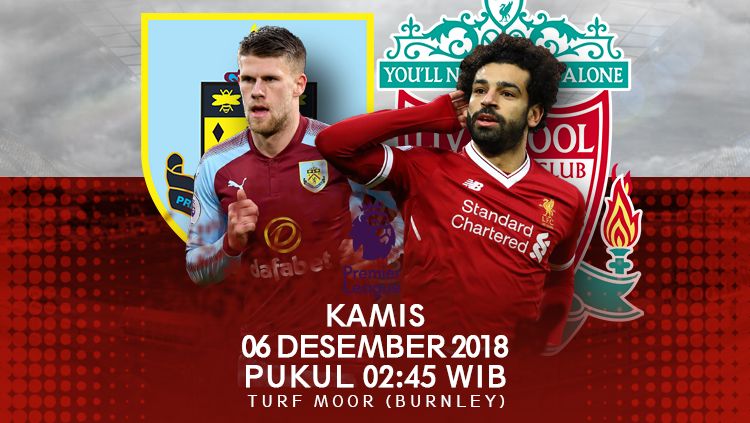 Prediksi Pertandingan Liga Primer Inggris 2018 Burnley vs Liverpool. Copyright: © indosport