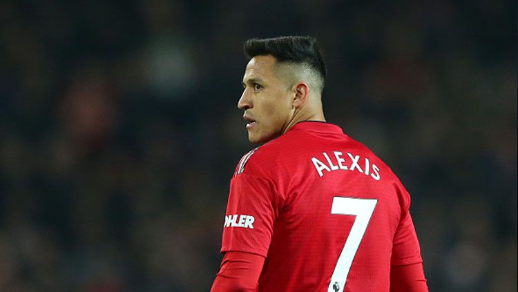 Gelandang serang Manchester United, Alexis Sanchez. Copyright: © Getty Images