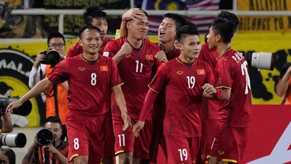 Vietnam mampu mengalahkan Filipina di semifinal leg kedua Piala AFF 2018. Copyright: © Stadium Astro