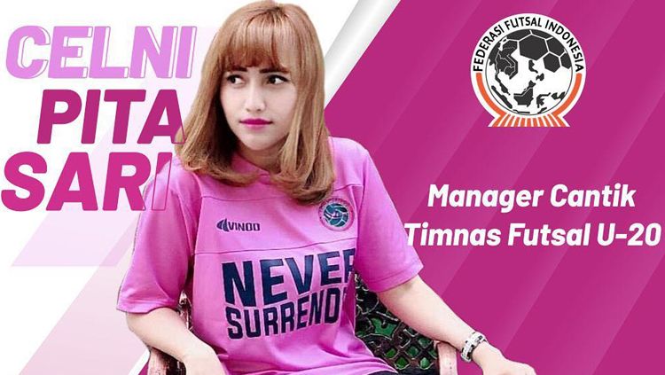 Celni Pita Sari manager Timnas futsal Indonesia. Copyright: © Federasi Futsal ID