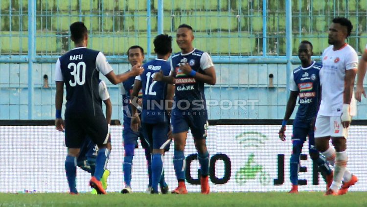 Arema FC di Liga 1 2018. Copyright: © Ian Setiawan/INDOSPORT