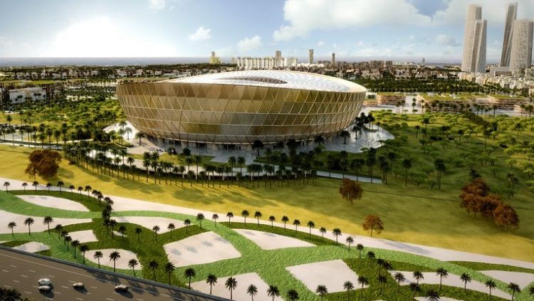 Stadion Lusail untuk Piala Dunia 2022 Copyright: © The Peninsula Qatar