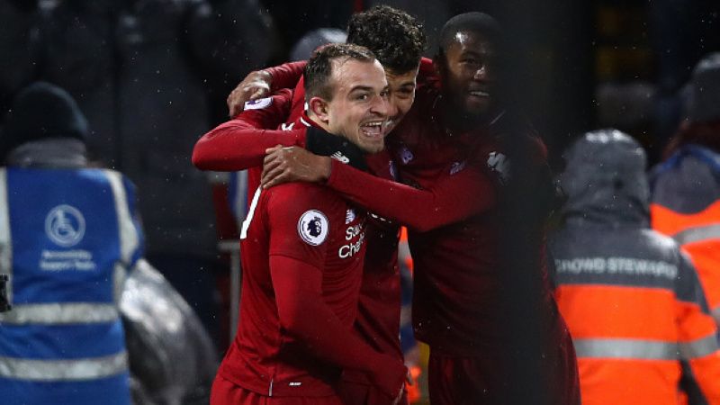 Ada hikmah di balik batalnya kepergian Xherdan Shaqiri dari Liverpool. Copyright: © Getty Images