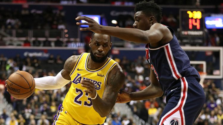 LA Lakers vs Washington Wizards. Copyright: © Getty Images