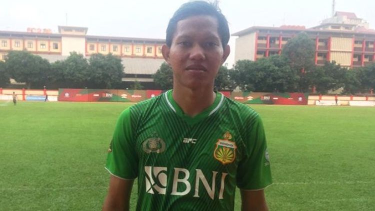 Adam Alis Setyano layak dinobatkan sebagai Man of the Match Persib Bandung versus Bhayangkara FC, Minggu (30/6/19). Copyright: © Tribunnews.com