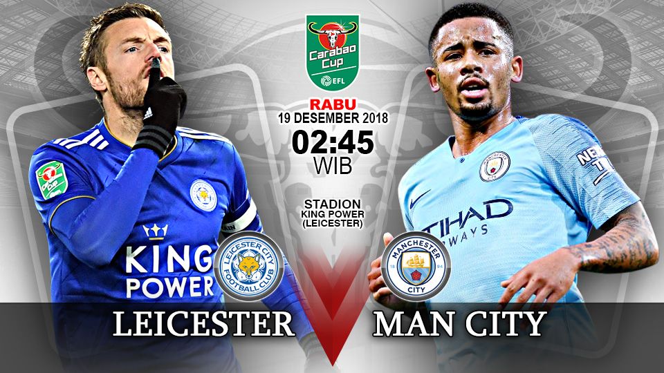Pertandingan Leicester City vs Manchester City. Copyright: © Indosport.com