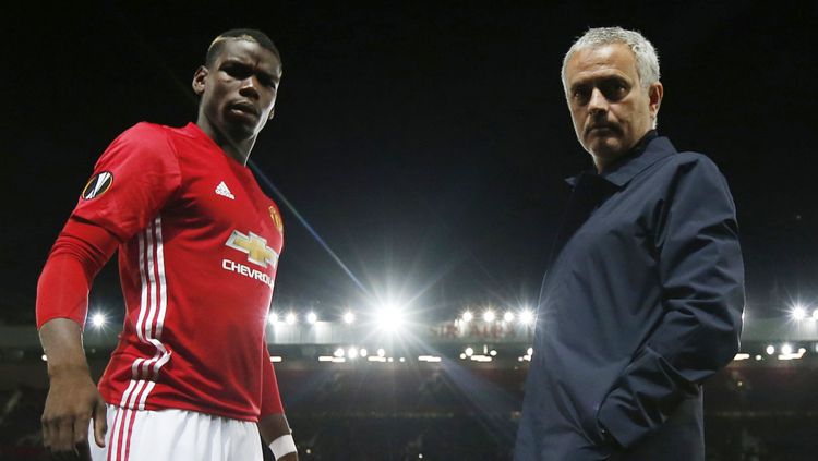 Jose Mourinho dan Paul Pogba Copyright: © Getty Images