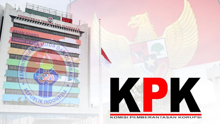 Ilustrasi gedung Kemenpora dan KPK Copyright: © INDOSPORT