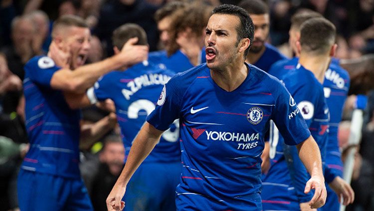 Klub Liga Inggris, Chelsea berpeluang melepas Pedro Rodriguez pada bursa transfer musim dingin mendatang. Copyright: © Getty Images