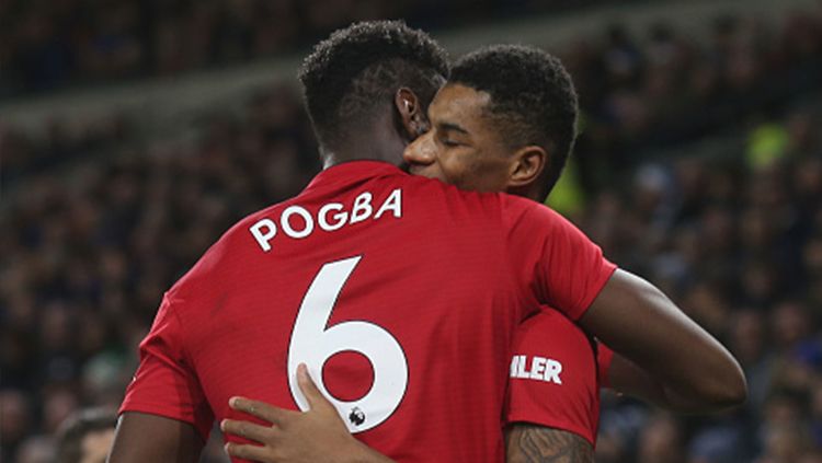 Marcus Rashford akan mendapatkan gaji lebih tingi dari Paul Pogba di Manchester United. Copyright: © Matthew Peters/Man Utd via Getty Images