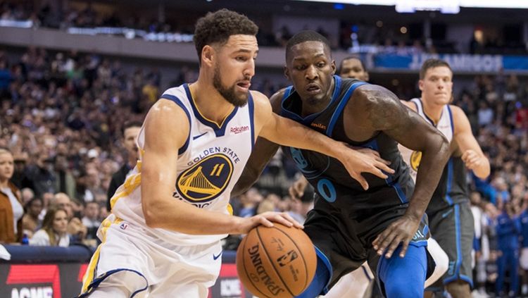 Pertandingan Dallas Mavericks vs Golden State Copyright: &copy; Jerome Miron-USA TODAY Sports