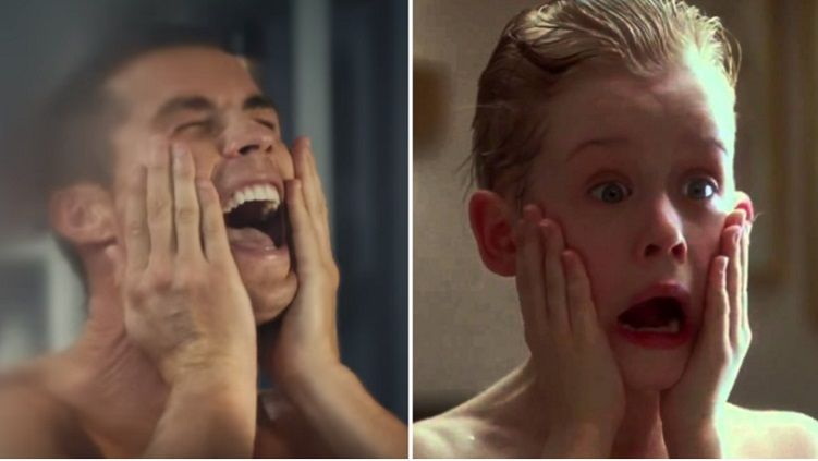 Parodi Home Alone yang dilakuka Cristiano Ronaldo bulan lalu Copyright: &copy; Sportsbible