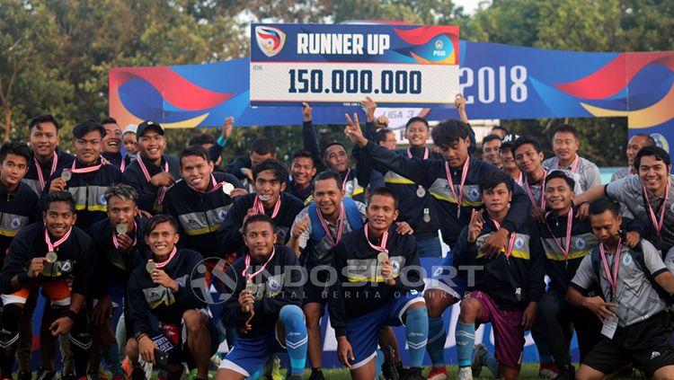 PSCS Cilacap meraih juara kedua Liga 3 2018. Copyright: © INDOSPORT/Ronald Seger Prabowo