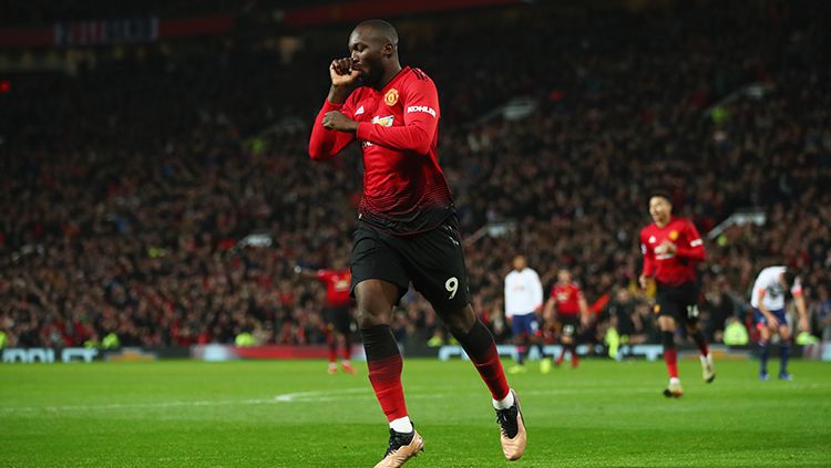 Romelu Lukaku saat masih berseragam Manchester United. Copyright: © Getty Images