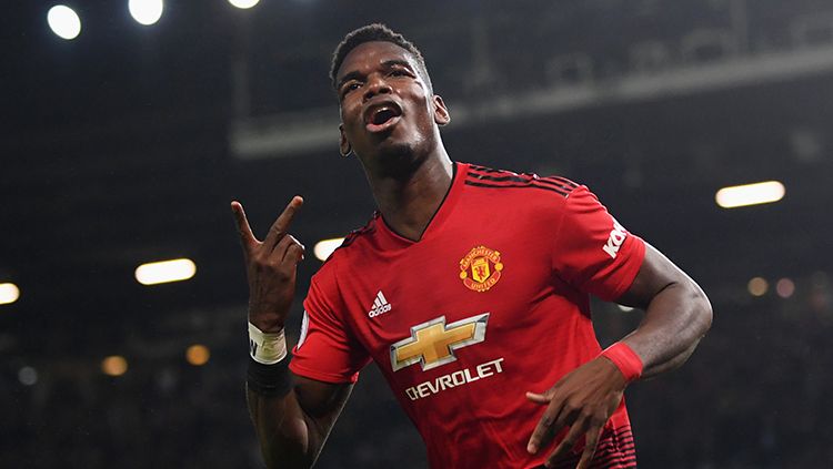 Nama Paul Pogba masih terus dikaitkan dengan raksasa LaLiga Spanyol, Real Madrid. Copyright: © Getty Images