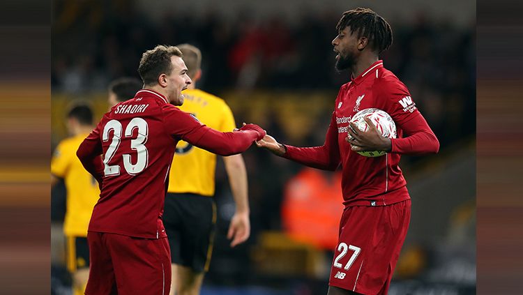 Gol Origi membawa Liverpool samakan kedudukan 1-1. Copyright: © Getty Images