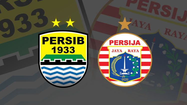 Logo Persib dan Persija. Copyright: © INDOSPORT/Muhammad Fikri
