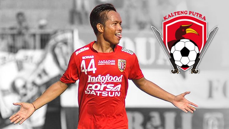 Sikap profesional akan ditunjukkan kapten Kalteng Putra, I Gede Sukadana, yang siap menjebol gawang eks klubnya, Bali United, pada lanjutan Shopee Liga 1 2019. Copyright: © INDOSPORT