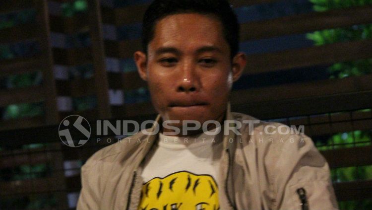 Evan Dimas bersemangat menyambut Piala Menpora 2021 bersama Bhayangkara Solo FC. Copyright: © Fitra Herdian/INDOSPORT