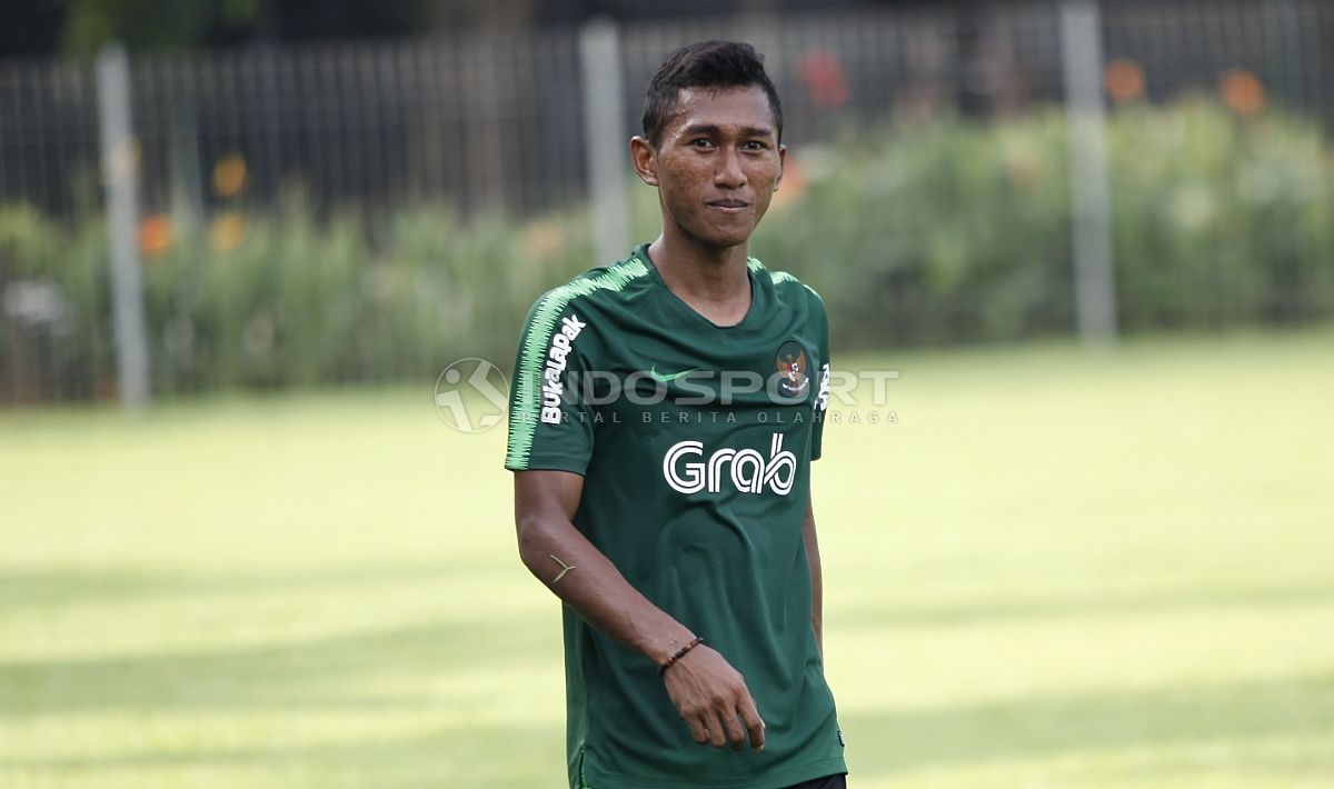 Anan Lestaluhu memilih mengundurkan diri dari Bali United dan rumornya kemungkinan bergabung dengan klub Liga 1 Bhayangkara FC. Copyright: © Herry Ibrahim/INDOSPORT