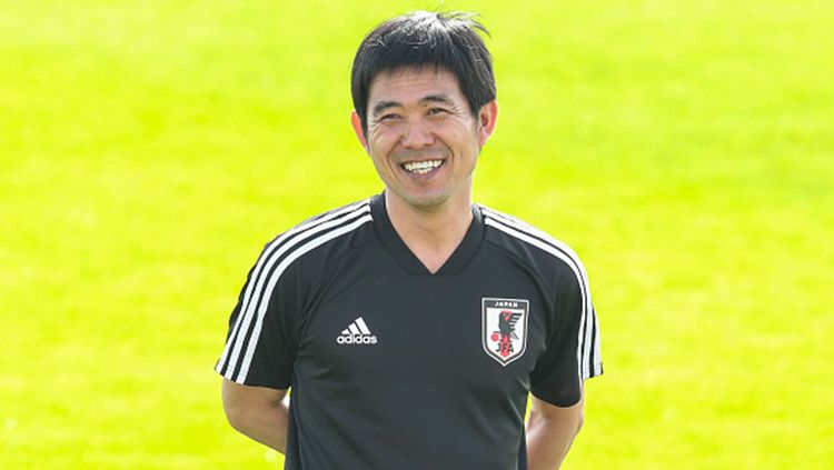 Hajime Moriyasu pelatih Timnas Jepang. Copyright: © INDOSPORT