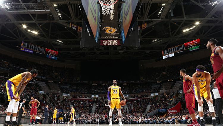 cleveland vs lakers Copyright: © INDOSPORT