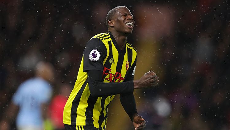 Abdoulaye Doucoure, gelandang bertahan Watford. Copyright: © INDOSPORT