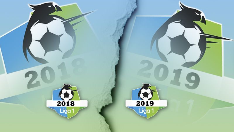 3 Perbedaan Peserta Liga 1 2018 dan 2019. Copyright: © Indosport.com