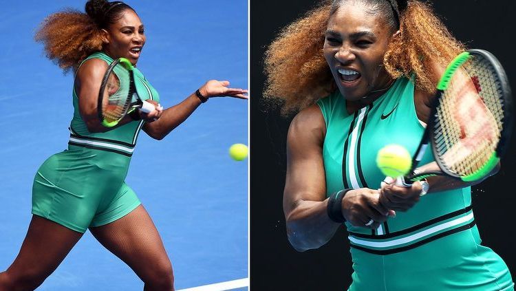 Kostum Serena Williams di Australia Terbuka 2019 Copyright: © Yahoo 7