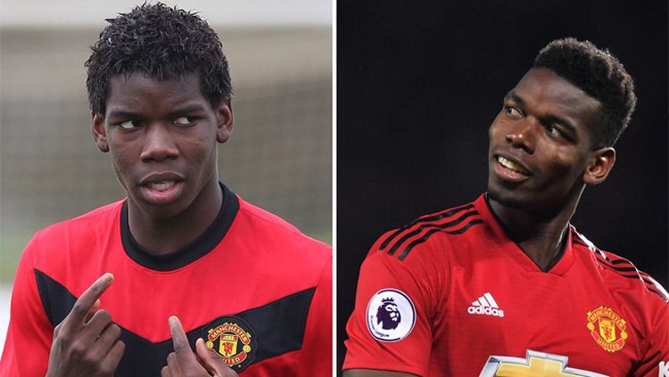 Pogba ikut 10 Years Challenge Copyright: © Twitter/Manutd