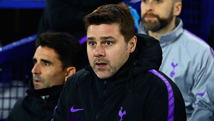 Mauricio Pochettino mengomentari permainan timnya saat menahan imbang Manchester City, Sabtu (17/08/19). Copyright: © Getty Images