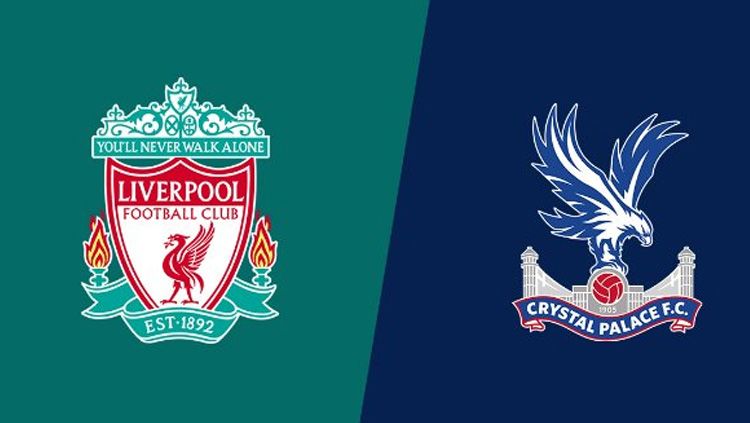 Ilustrasi logo Liverpool vs Crystal Palace. Copyright: © Twitter/@shosho5124