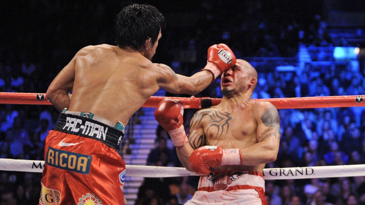 Manny Pacquiao vs Miguel Cotto, November 2009. Copyright: © Los Angeles Times