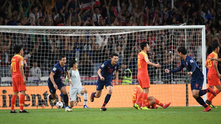 Thailand vs China. Copyright: © AFC