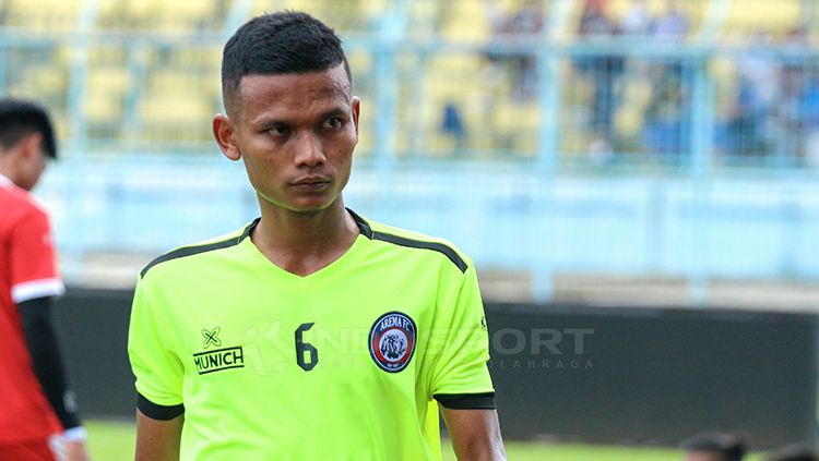 Ikhfanul Alam, mantan pemain Arema FC. Copyright: © Ian Setiawan/INDOSPORT