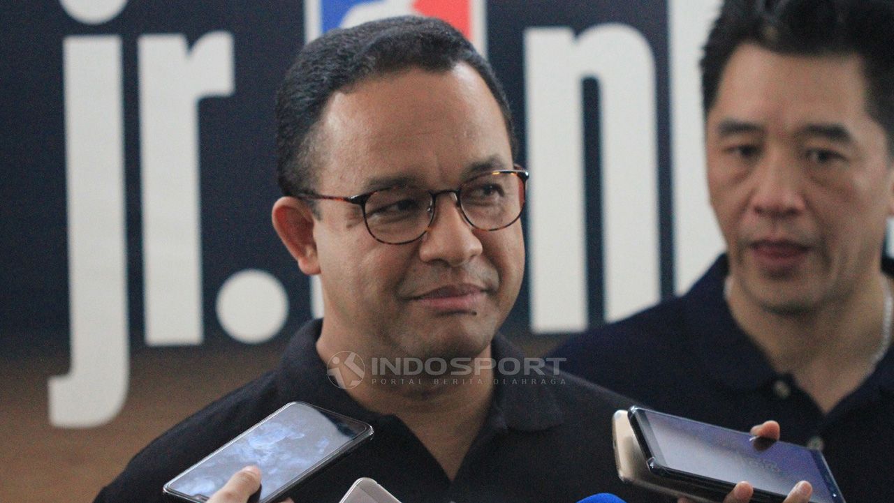 Gubernur DKI Jakarta, Anies Baswedan, mengatakan bahwa tak ada pemotongan anggaran untuk Formula E. Copyright: © Muhammad Nabil/Indosport.com