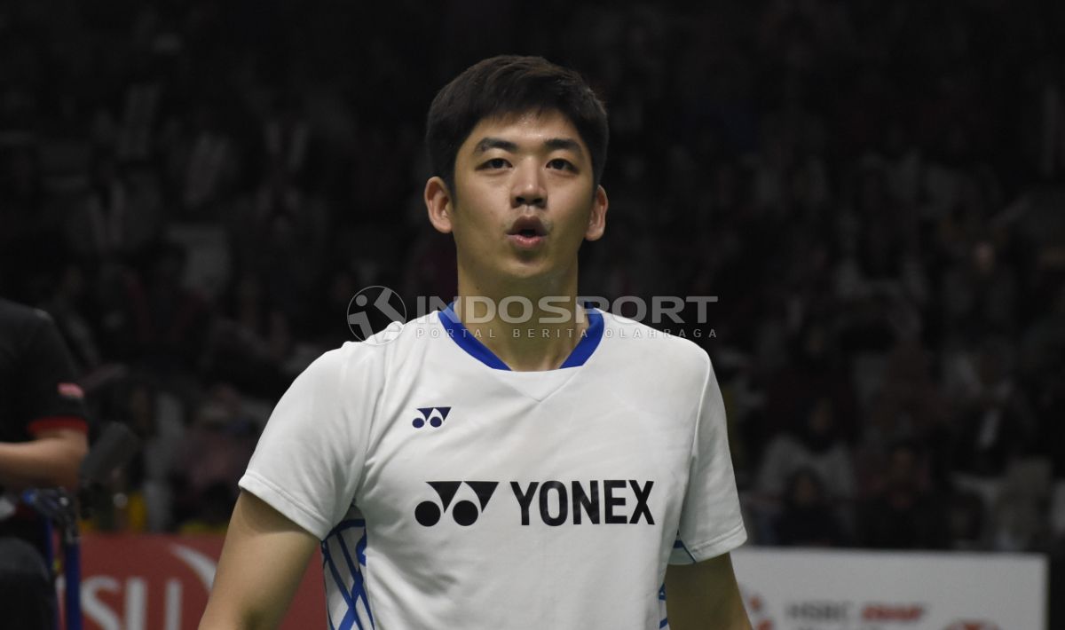 Lee Yong Dae/Kim Gi Jung di ajang Indonesia Masters 2019 Copyright: © Herry Ibrahim/INDOSPORT