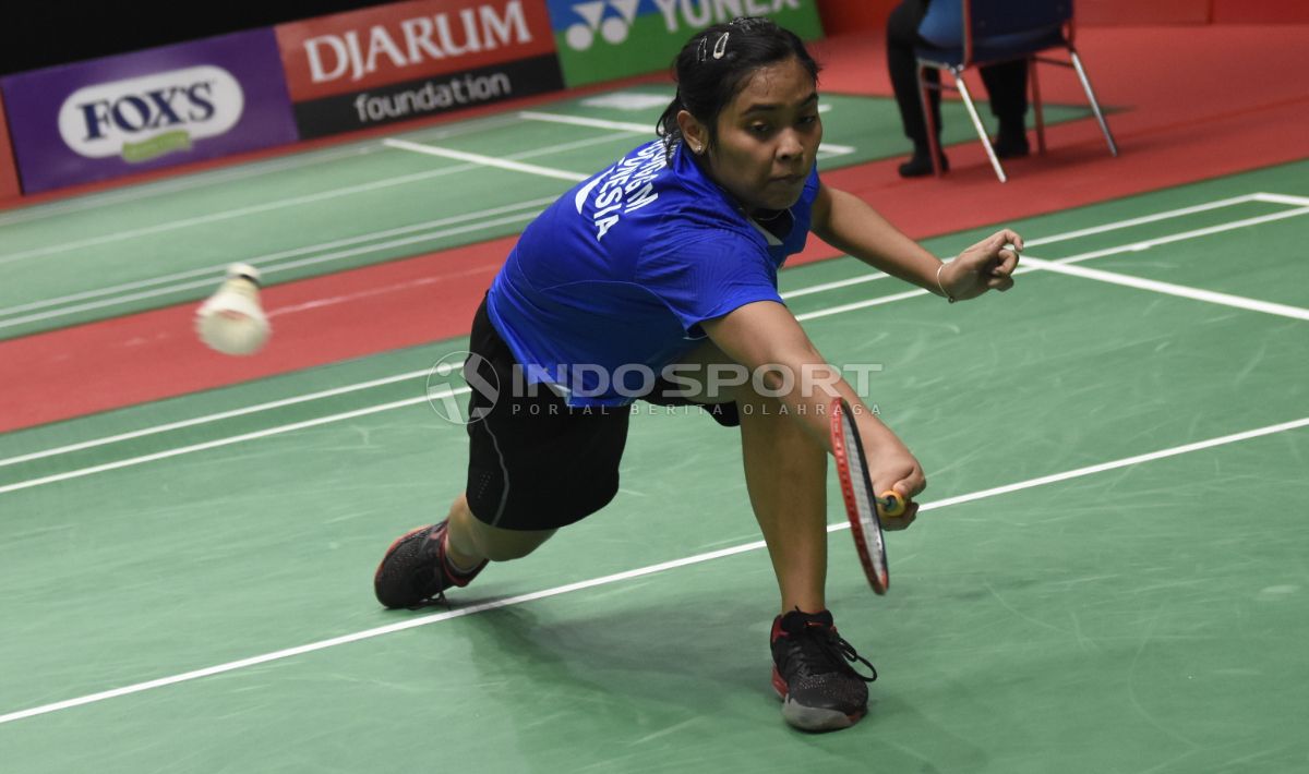 Gregoria Mariska Tunjung di Indonesia Masters 2019. Copyright: © Herry Ibrahim/INDOSPORT