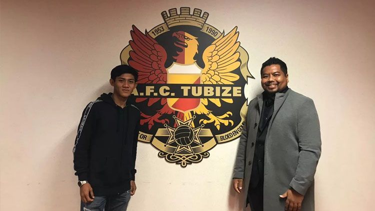 Firza Andika telah menandatangani kontrak profesional dengan A.F.C. Tubize. Copyright: © Fox Sport