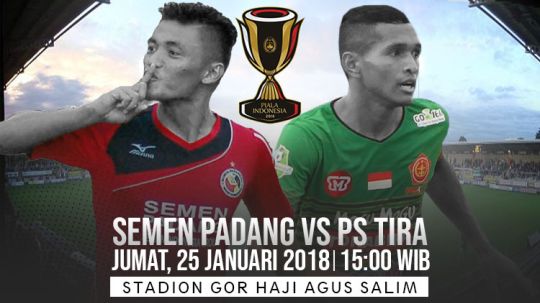 Link Live Streaming Piala Indonesia Semen Padang vs PS TIRA. Copyright: © INDOSPORT