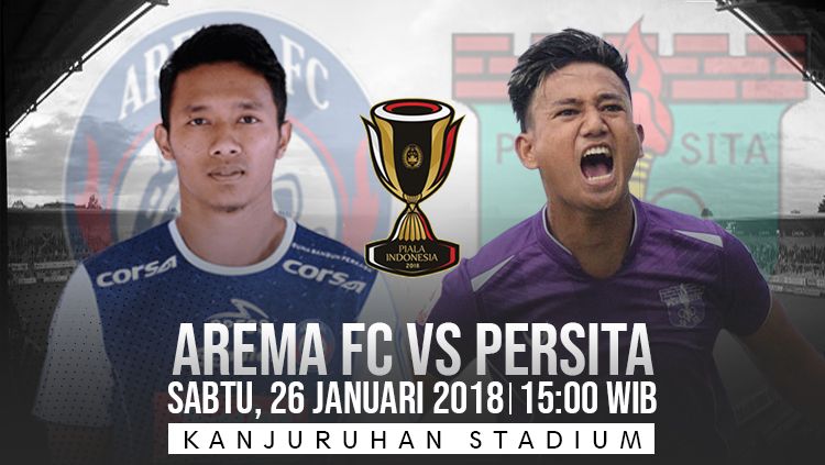 Prediksi Pertandingan Piala Indonesia 2018 Arema FC vs Persita Tangerang. Copyright: © INDOSPORT