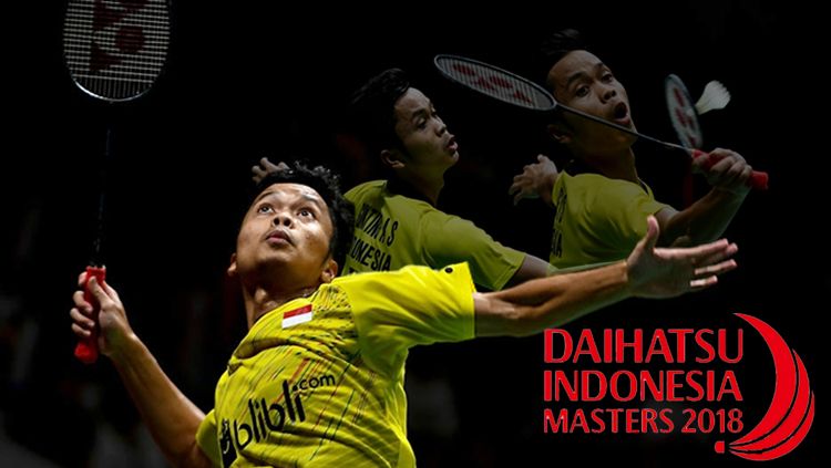 Mengingat Kembali Indonesia Masters 2018, Kejutan Anthony Sinisuka Ginting Copyright: © INDOSPORT