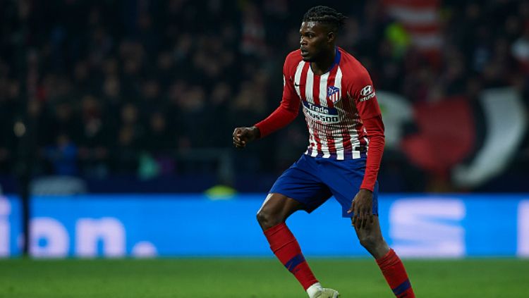 Thomas Partey, pemain Atletico Madrid. Copyright: © INDOSPORT