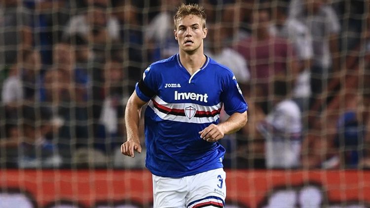 Joachim Andersen, bek tengah Sampdoria incaran Manchester United Copyright: © Socces Soul