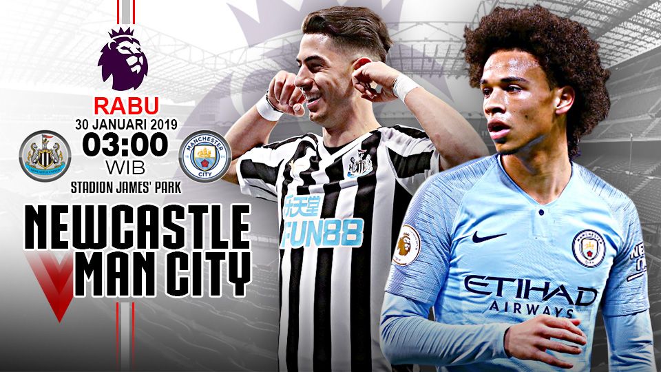 Pertandingan Newcastle United vs Manchester City. Copyright: © Football265.com