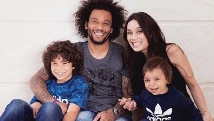 Keluarga bek veteran Real Madrid, Marcelo. Copyright: &copy; Celebrity Unfold