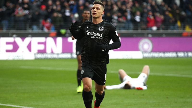 Penyerang Eintrach Frankfurt, Luka Jovic. Copyright: © Getty Images