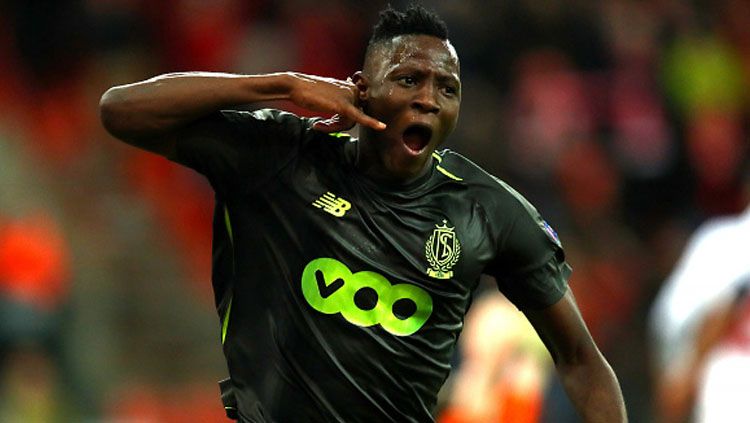 Bintang Southampton, Moussa Djenepo, saat masih berseragam klub Belgia, Standard Liege. Copyright: © Getty Images