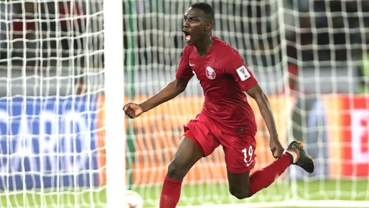 Almoez Ali pemain Timnas Qatar Copyright: © INDOSPORT