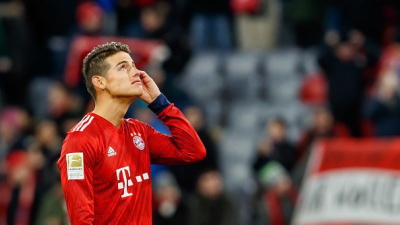 James Rodriguez, gelandang serang Bayern Munchen. Copyright: © INDOSPORT